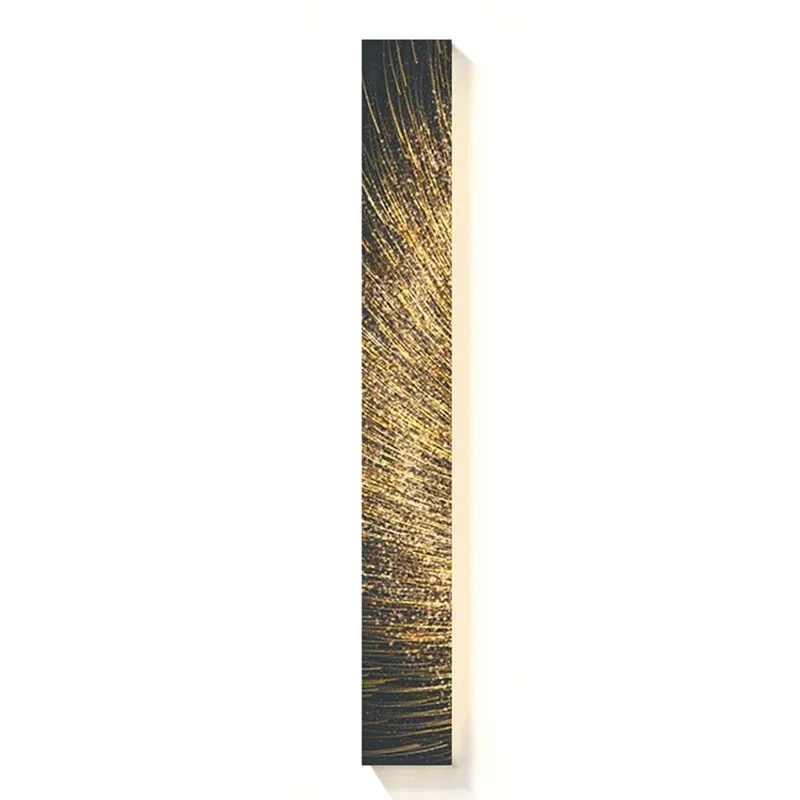 2024 New Modern Frameless Painting Lamp Atmosphere Interior Decoration Art Wall Hanging Lamp Suitable for Living Room Lighting