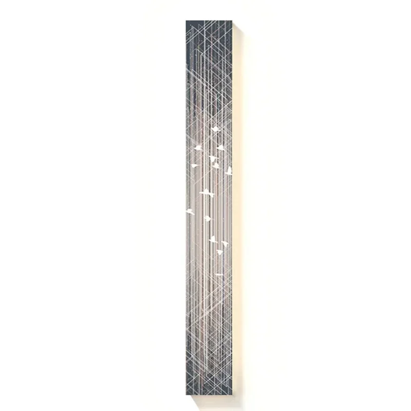 2024 New Modern Frameless Painting Lamp Atmosphere Interior Decoration Art Wall Hanging Lamp Suitable for Living Room Lighting