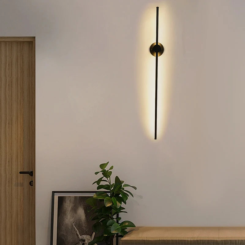 100cm 110v Wall Light, Long Led Acrylic Linear Wall Lamp For Living Rooms, Bedroom Bedside Tables, Bathroom Dressing Tables