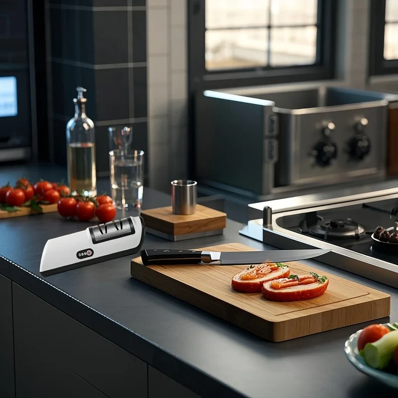 home appliance Kitchen Electric Knife Sharpener Multifunctional Automatic Professional Electric Knife Sharpener Accessories