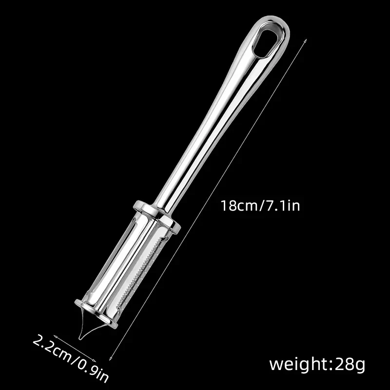 3 In 1 Fruit Vegetable Peeler Cutter Stainless Steel Sharp Peeler Potato Carrot Grater Slicer Kitchen Gadget