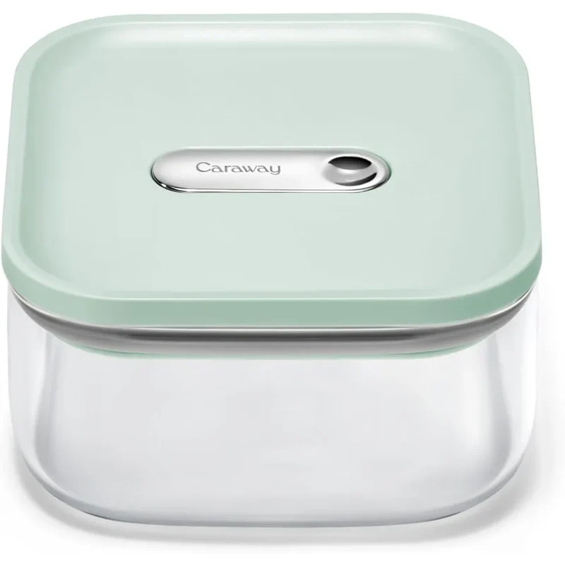 1qt Glass Airtight Food Storage Container with Lid – Non-Toxic, BPA-Free Kitchen Storage Container – Stackable, Space-Saving Air