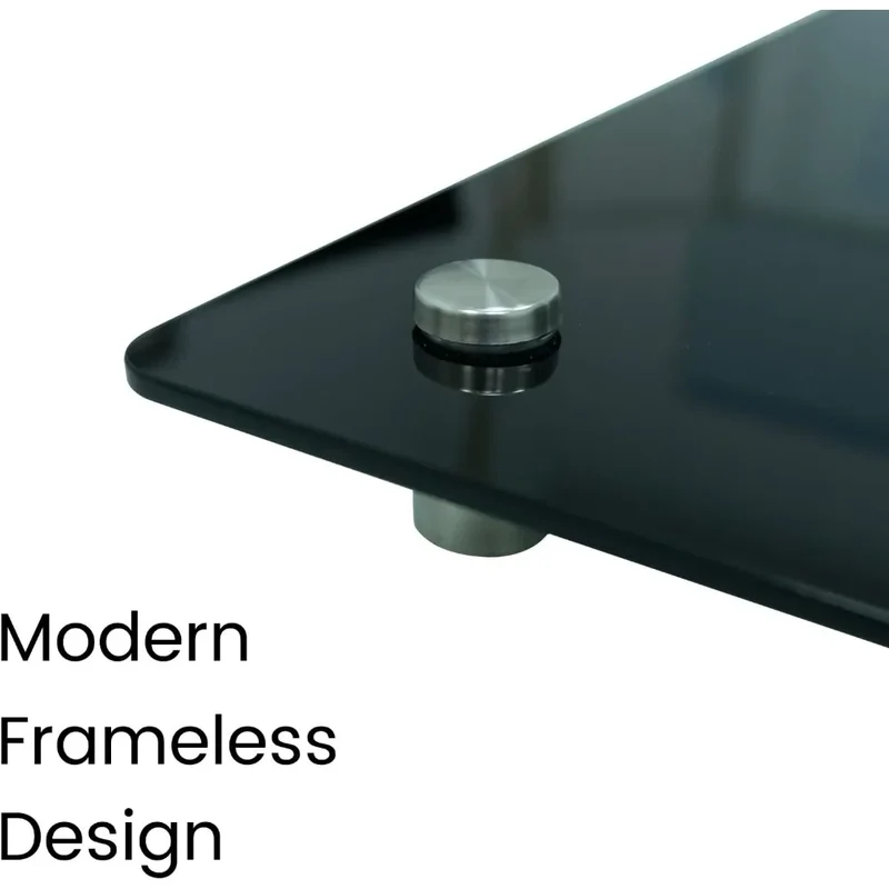 48x36 Inch Frameless Magnetic Glass Dry Erase Board for Wall Mounting