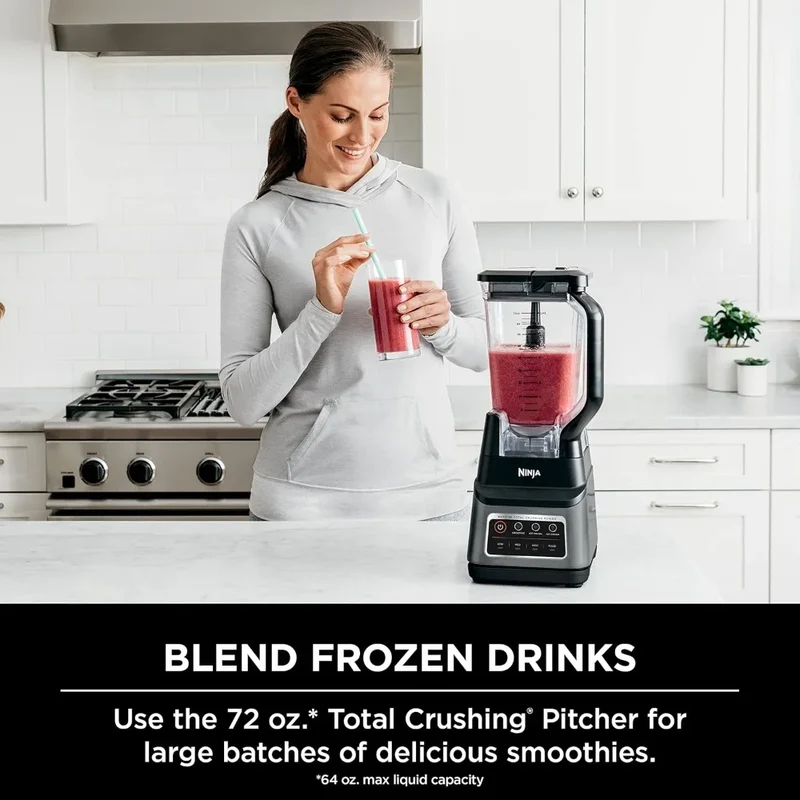 BN701 Professional Plus Blender, 1400 Peak Watts, 3 Functions for Smoothies, Frozen Drinks & Ice Cream with Auto IQ, 72-oz.* To