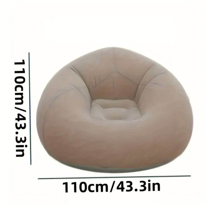 Chair Inflatable Superdurable Ergonomic Lounge Sofas Oval Foldable Outdoor Patio