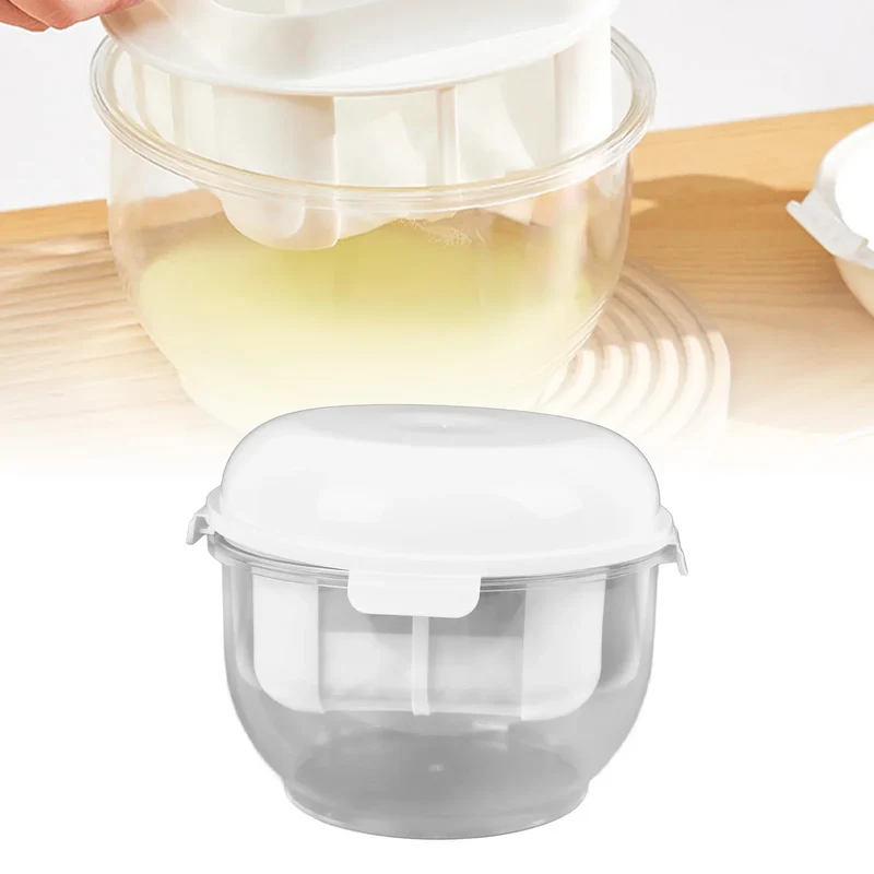 Qiilu Yogurt Whey Separator Strainer Filter For Home Kitchen Professional-Grade-Commercial
