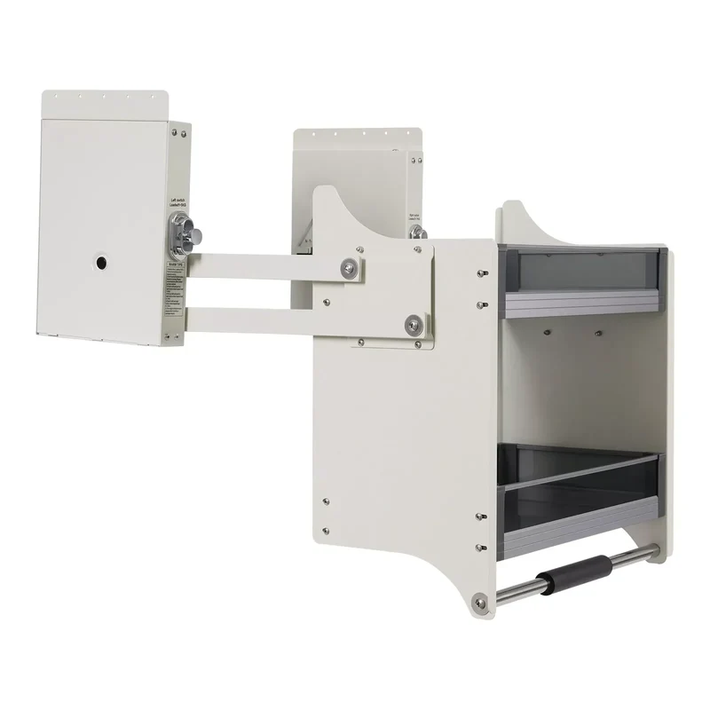 Hign-concerned 2-Tier Pull-Down Upper Cabinet Shelf Aluminum Alloy