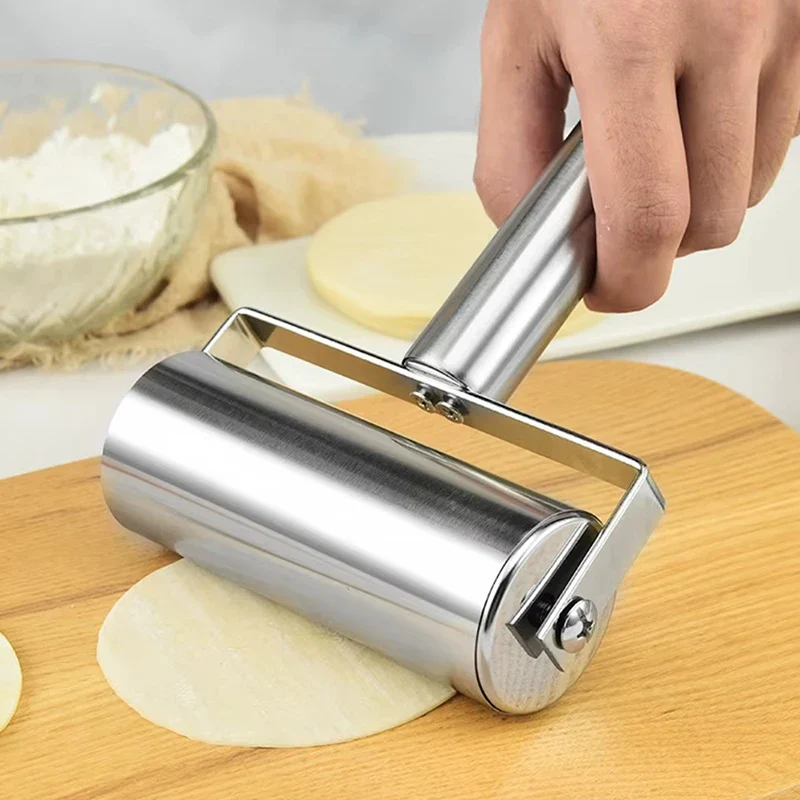 Hign-concerned Single Double Head Stainless Steel Nonstick Rolling Pin