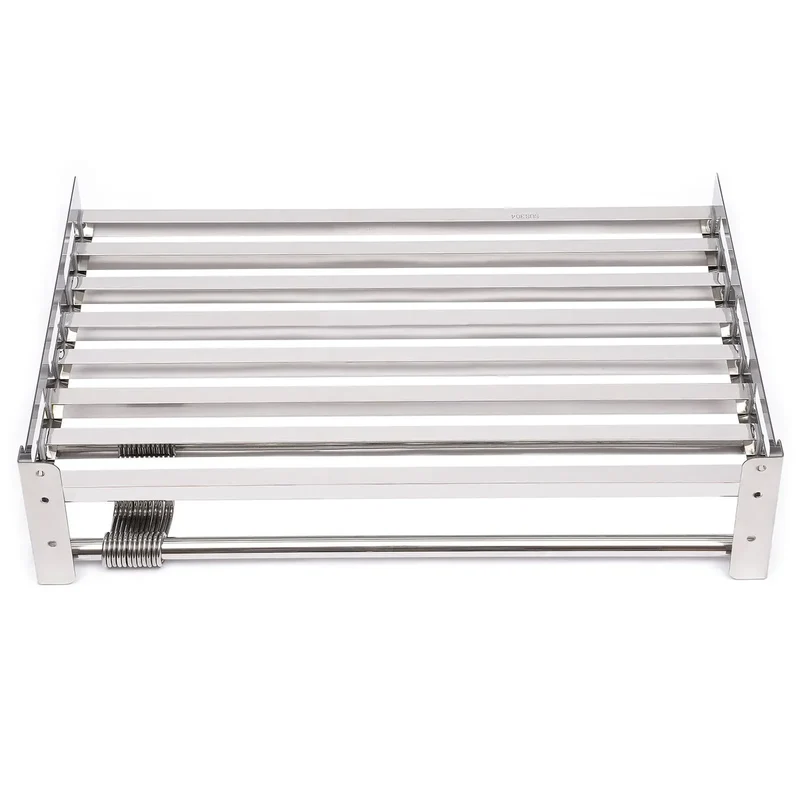 Hign-concerned Stainless Steel Wall Mount Microwave Rack Space Saving