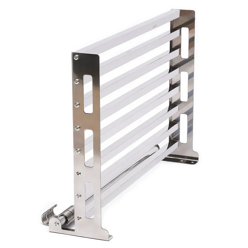 Hign-concerned Stainless Steel Wall Mount Microwave Rack Space Saving