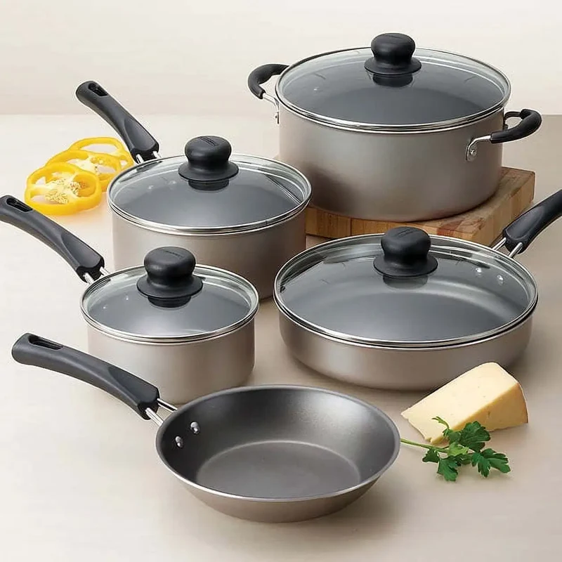 Hign-concerned All-Purpose Nonstick Cookware Set