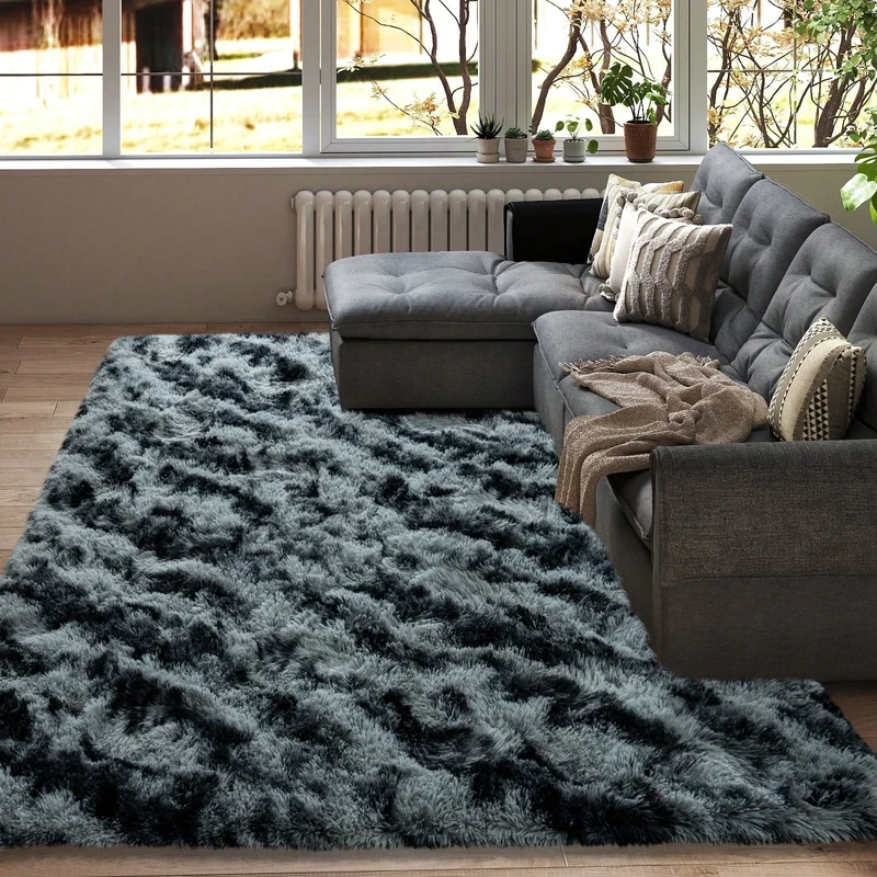 Aubusson Gnizama UltraSoft HandwovenStyle Plush Striped Rug MachineMade Living Room