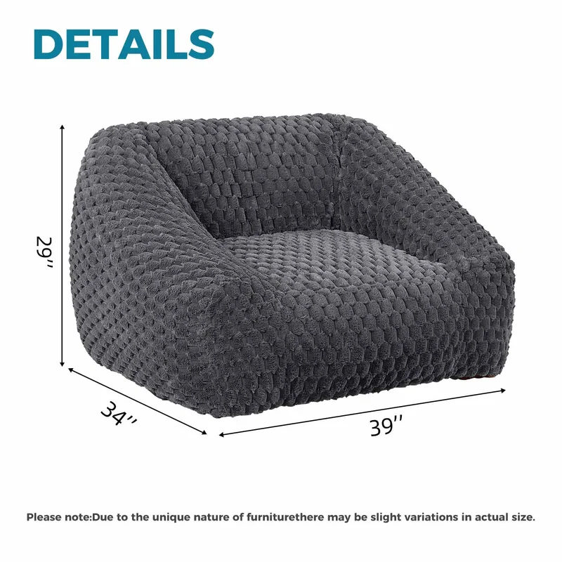 Bean Bag Chair With Memory Foam Filling