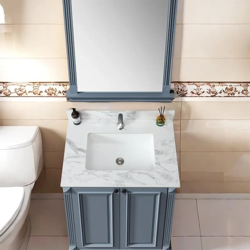 Capacity Sintered Stone Bathroom Vanity Top With Undermount Sink