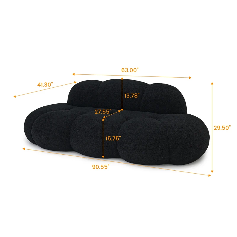 Sdorens Modern Cloud Shaped Couches Sofa for Living Room
