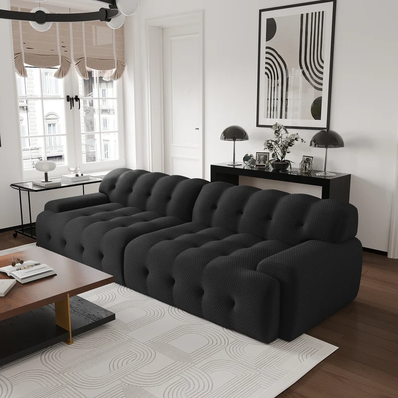SdorensCN Comfy Cloud UltraPremium Oversized Modular Sectional Sofa Featuring Fabric