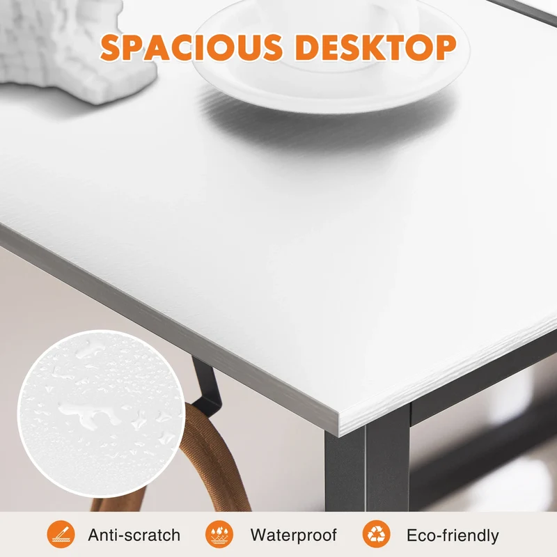 JHK Ergonomic Multifunctional Computer Desk Residential Workstation Headphone Hook Storage