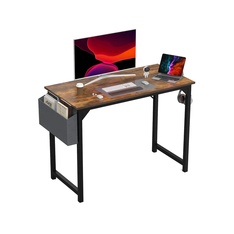 JHK Ergonomic Multifunctional Computer Desk Residential Workstation Headphone Hook Storage