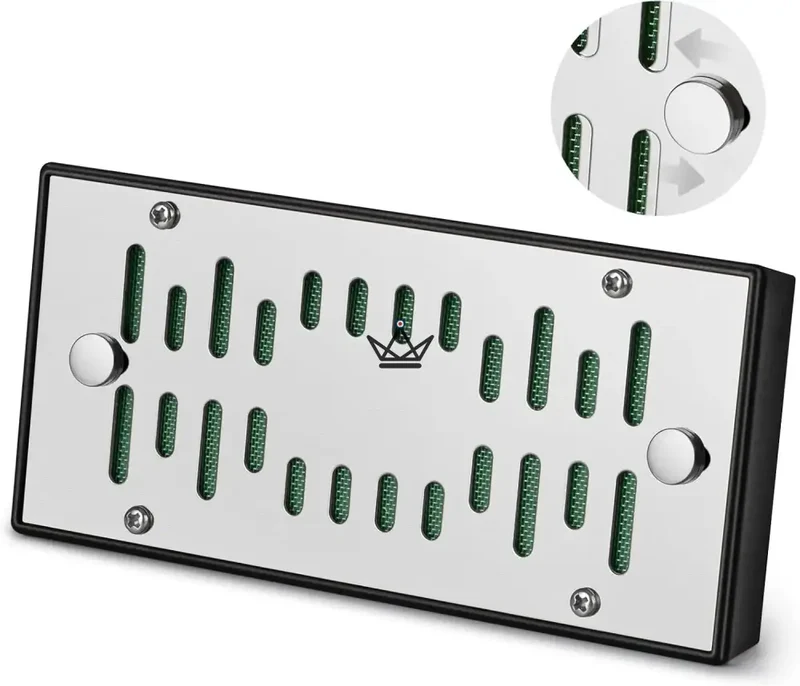Humidificateur Cave à Cigares VENTIS CELL — Grille Réglable, Mousse Oasis | Or ou Argent
