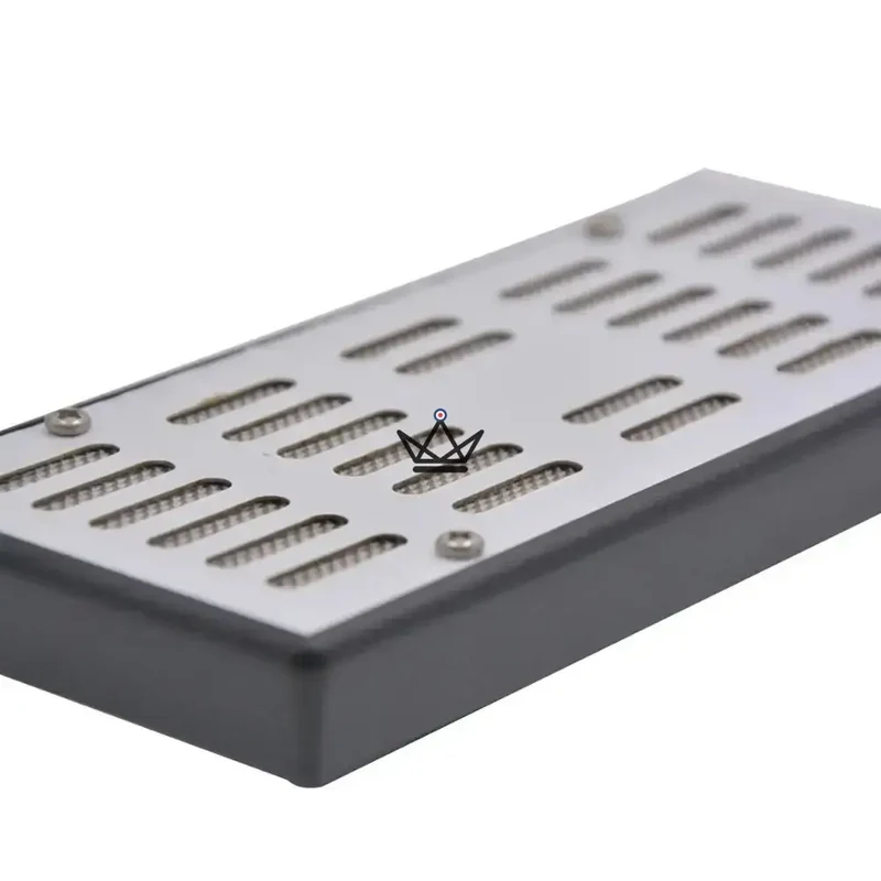 Humidificateur Cave à Cigares QUORUM CELL — Mousse Oasis, Façade Métal | Cave Cigare