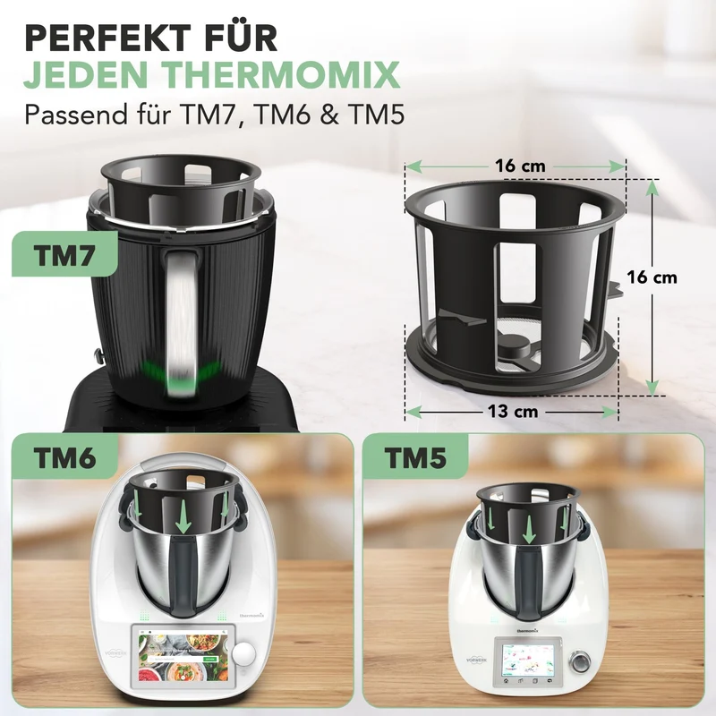 Plantimizer® | Pflanzenmilch-Bereiter für Thermomix TM7, TM6 & TM5