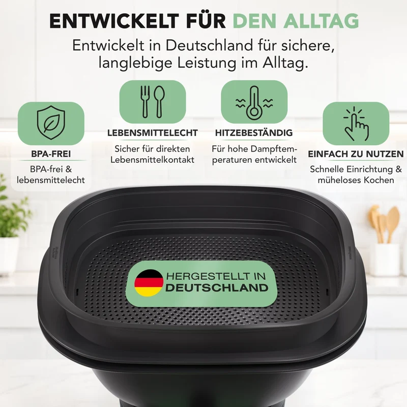 MaxiSteam® | Varoma-Erweiterung mit Einlegeboden für Thermomix TM7