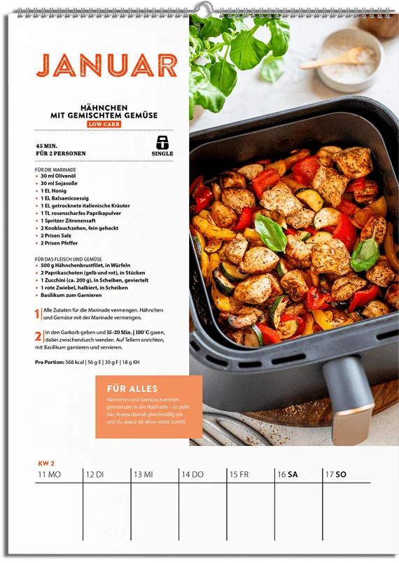 ZauberTopf Airfryer - Wochenkalender 2027