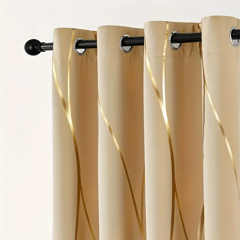Zhejiang Craft Of Weaving Wave Circle Blackout Curtains Living Room