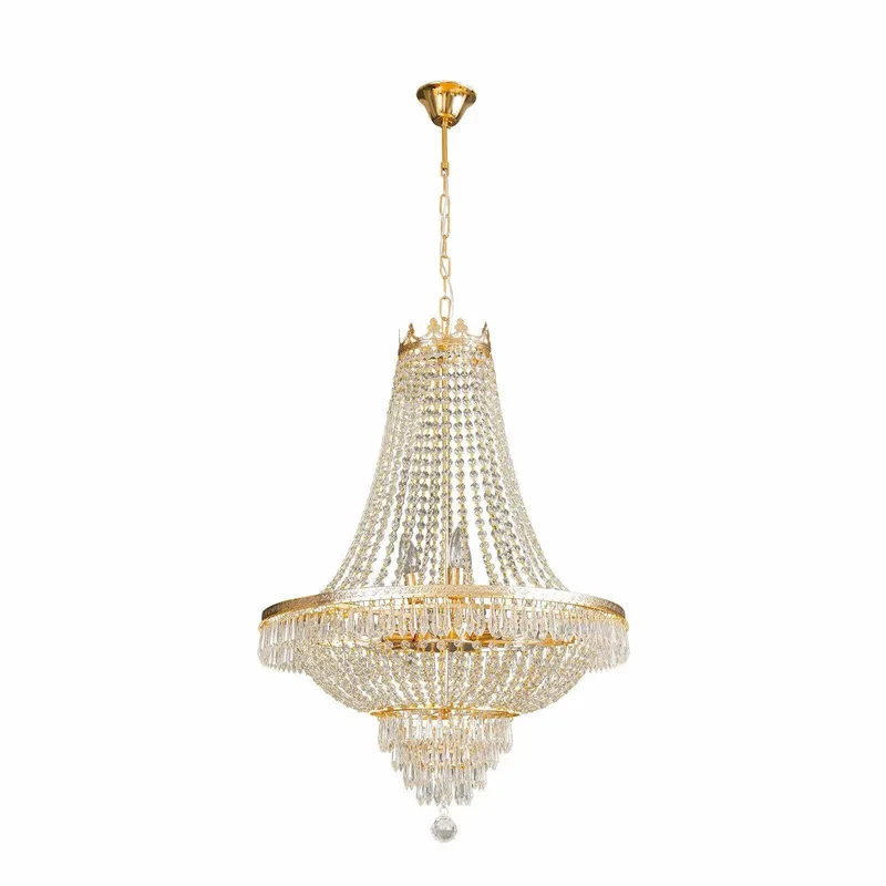 Crystal Chandelier Pendant Light For Entryway And Bedroom