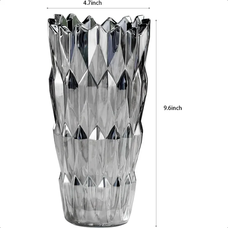 Hign-concerned Crystal Glass Vase Decor for Home Living Room
