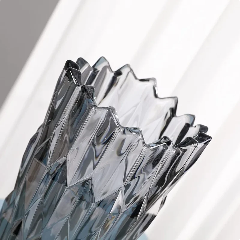 Hign-concerned Crystal Glass Vase Decor for Home Living Room
