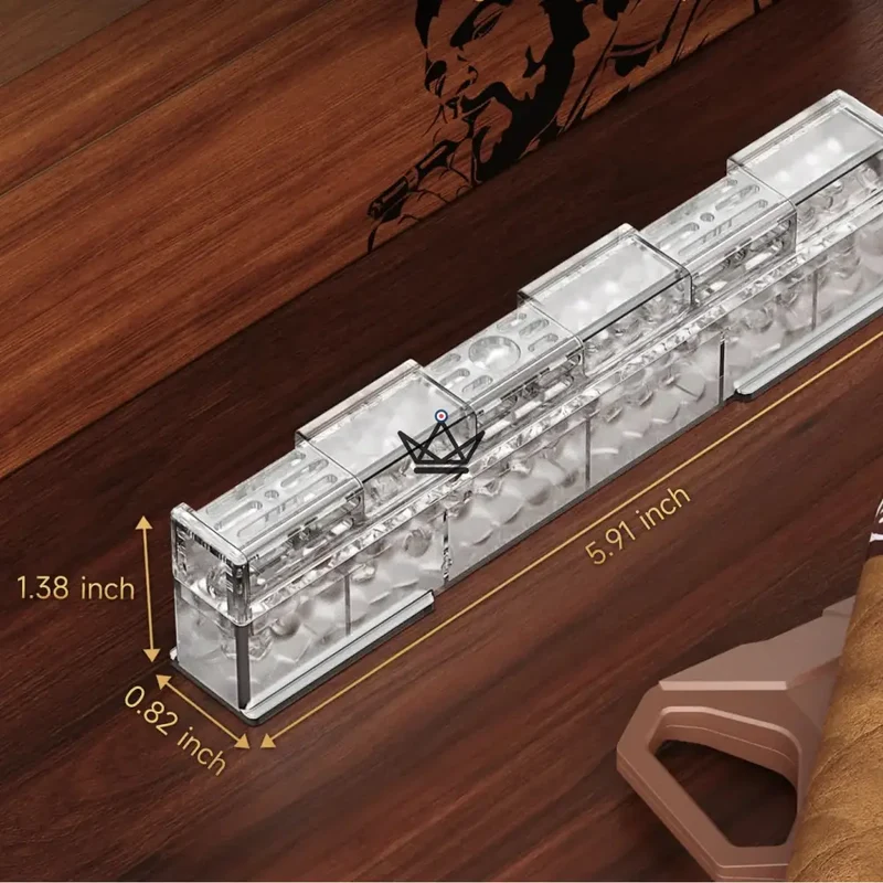 Humidificateur à Gel LINEAR CRYSTAL — Grille Réglable, Recharge Eau Distillée | Lot de 2