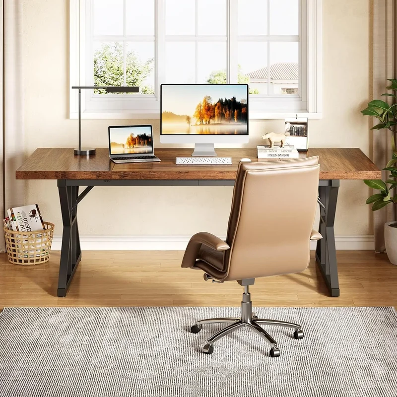 LITTLE TREE Modern Office Desk for Home and Professional Use