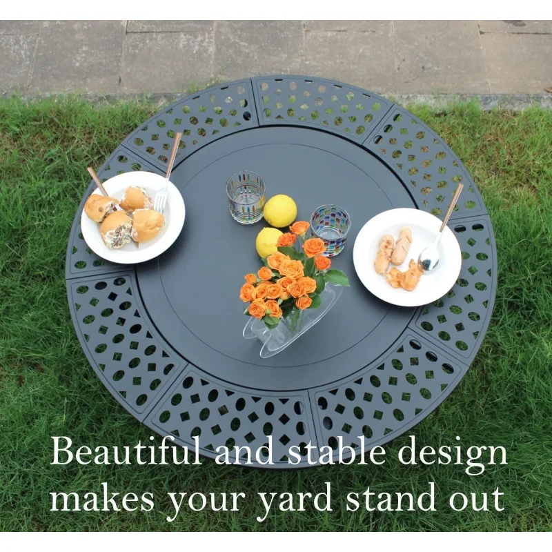 Outdoor Wood Burning Fire Pit With Two Grills Lid Poker And Waterproof Cover Included