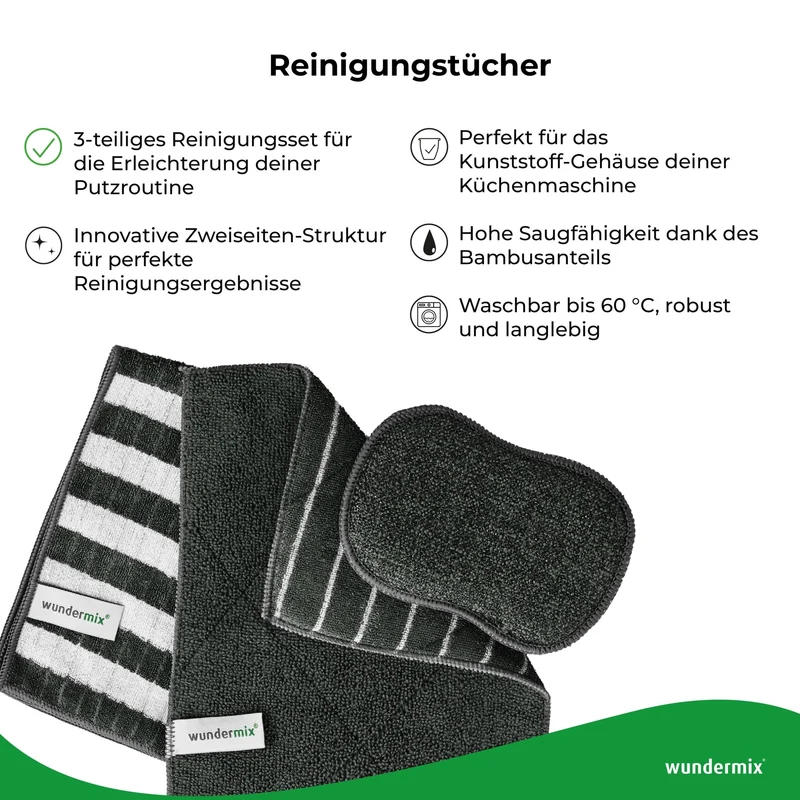 WunderBrush® Spin + WunderClean® Reiniger inkl. GRATIS Reinigungstücher-Set