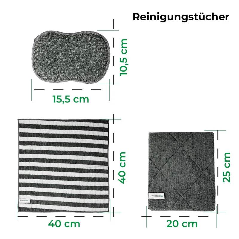 WunderBrush® Spin + WunderClean® Reiniger inkl. GRATIS Reinigungstücher-Set