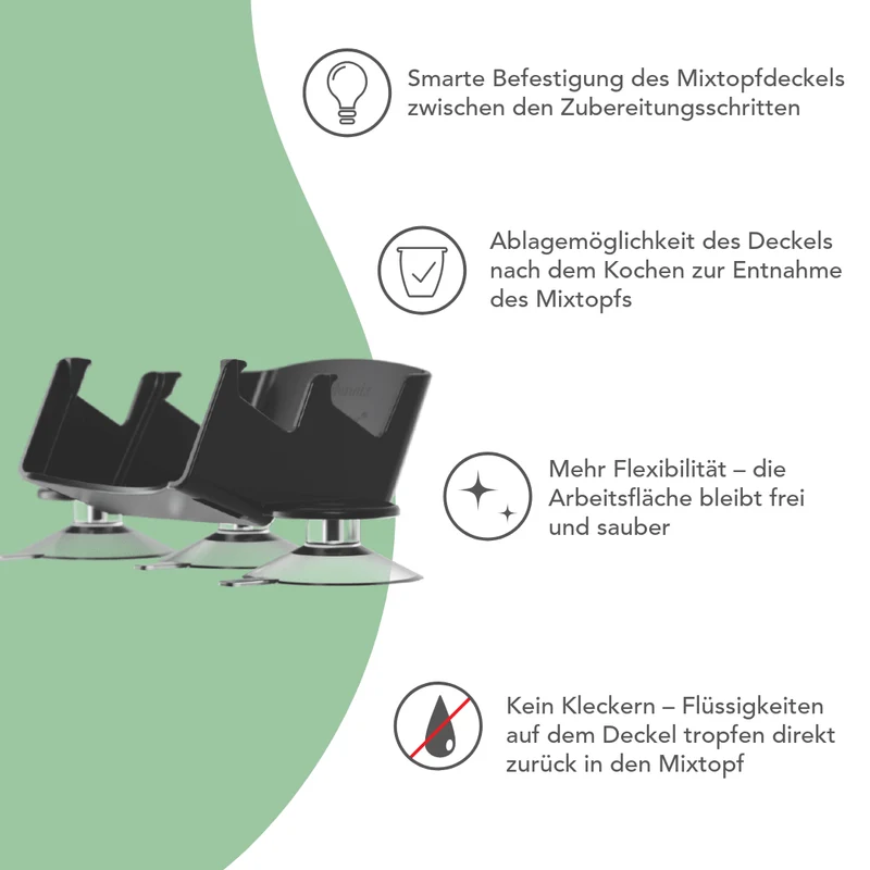 WunderButler® | Deckelhalter für Monsieur Cuisine Smart