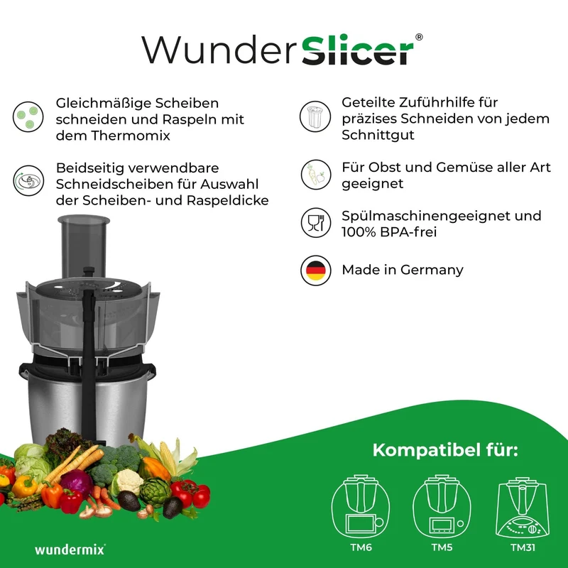 [B-Ware] WunderSlicer® V1 | Gemüseschneider für Thermomix TM31