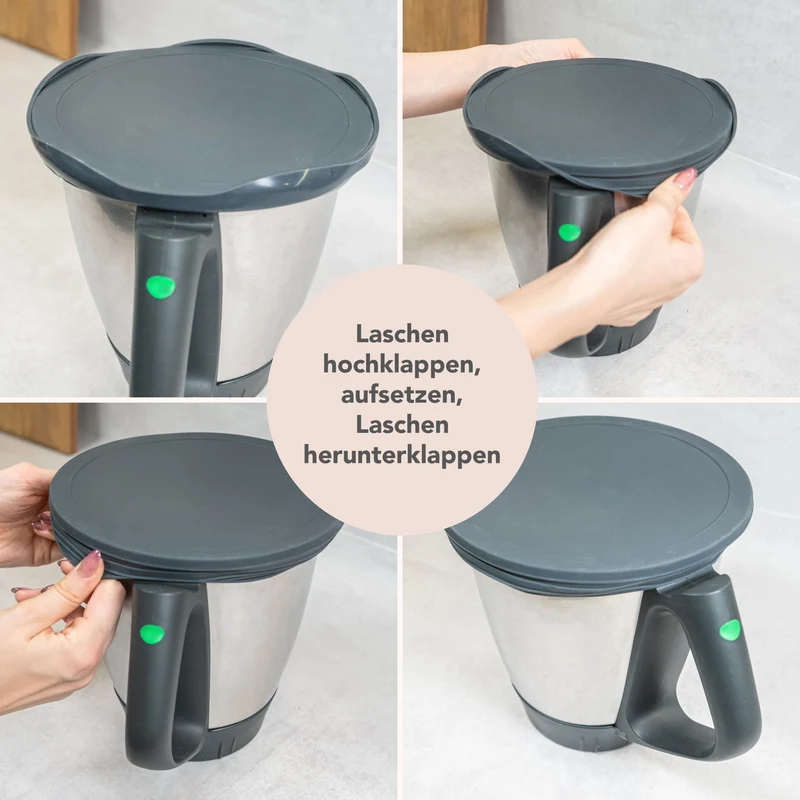 WunderLid® | Silikondeckel für Thermomix-Mixtopf TM7, TM6, TM5, TM31