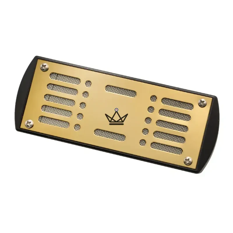 Humidificateur Cave à Cigares RECTA PREMIUM — 13 × 5 cm, ABS & Oasis, Or ou Argent