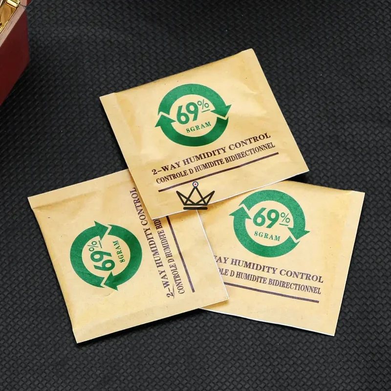 Sachet Humidificateur Cigare 69 % RH — Pack 2 à 3 Mois, Bidirectionnel | Cave Cigare