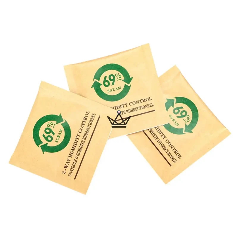 Sachet Humidificateur Cigare 69 % RH — Pack 2 à 3 Mois, Bidirectionnel | Cave Cigare