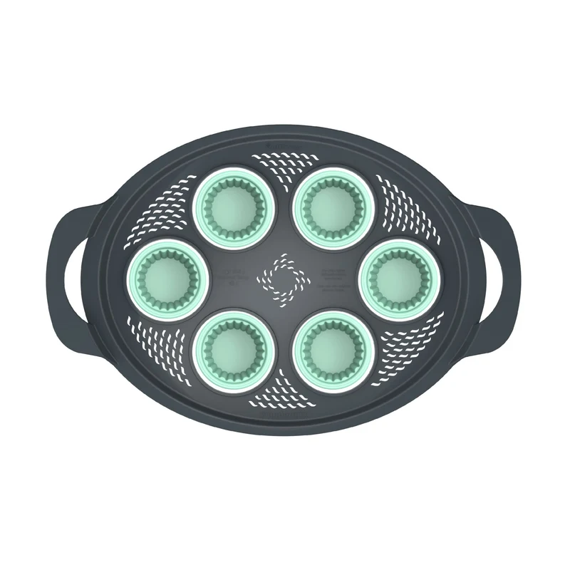 Muffinizer® | inkl. 6 Silikonförmchen | Backform für Thermomix TM6, TM5, TM31