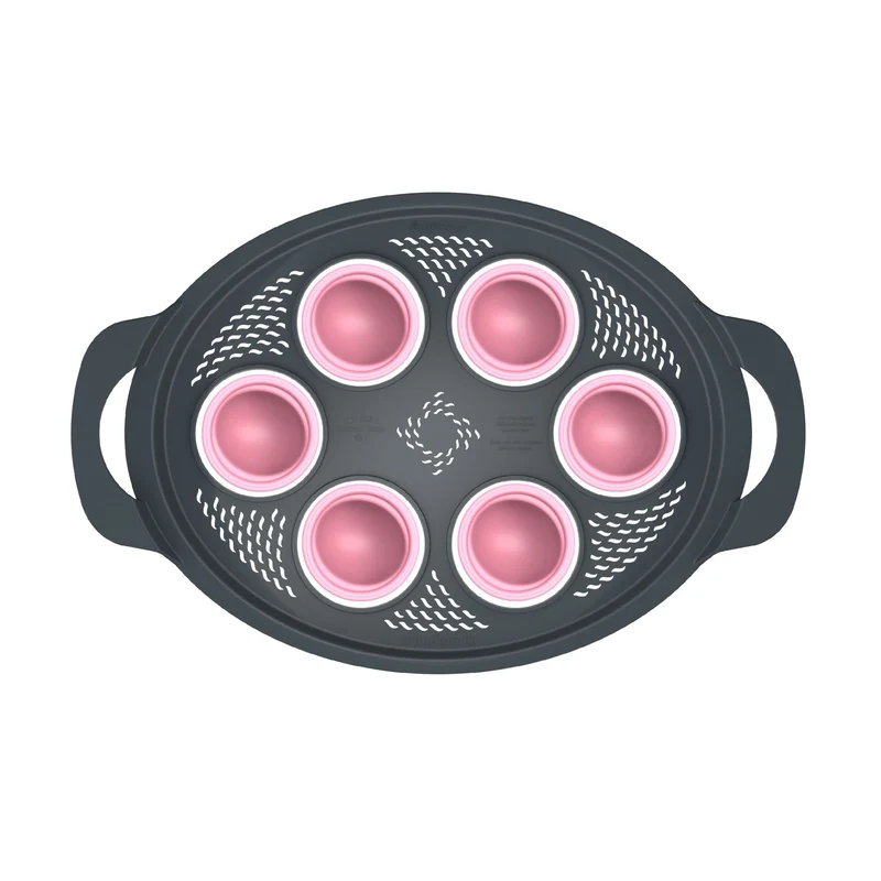 Muffinizer® | inkl. 6 Silikonförmchen | Backform für Thermomix TM6, TM5, TM31