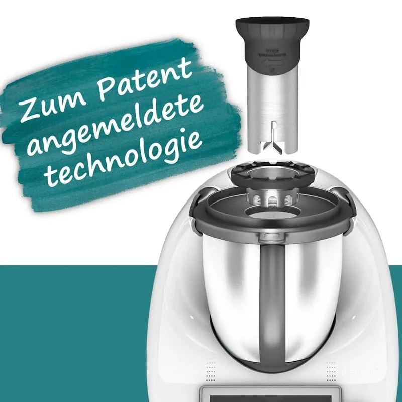 mixle® Spätzleaufsatz V2 aus Edelstahl für Thermomix TM6, TM5, TM31 und TM Friend