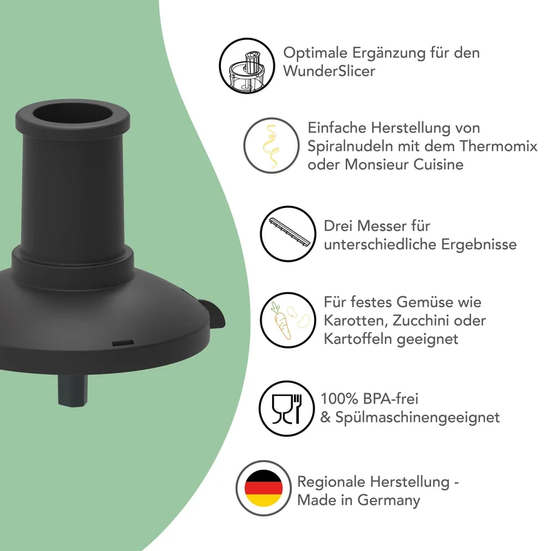 WunderSlicer® V2 & WunderZoodler® Sparset für Thermomix TM7, TM6, TM5