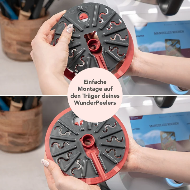 WunderPlate® (mit Träger) | Messerabdeckung für Monsieur Cuisine