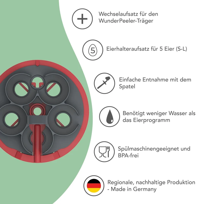 EggPro (mit Träger) | Eierhalter für Monsieur Cuisine