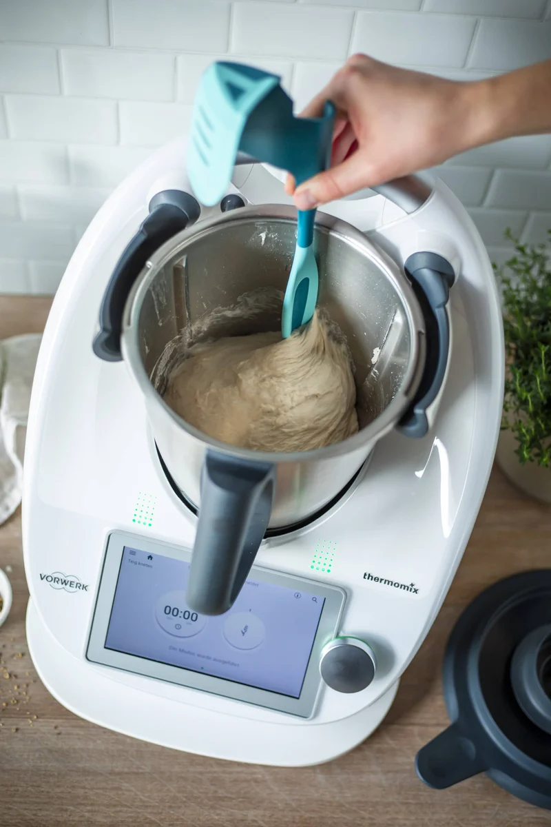 Calotti® Silikon + | Drehkellenspatel für Thermomix TM7, TM6, TM5, TM31