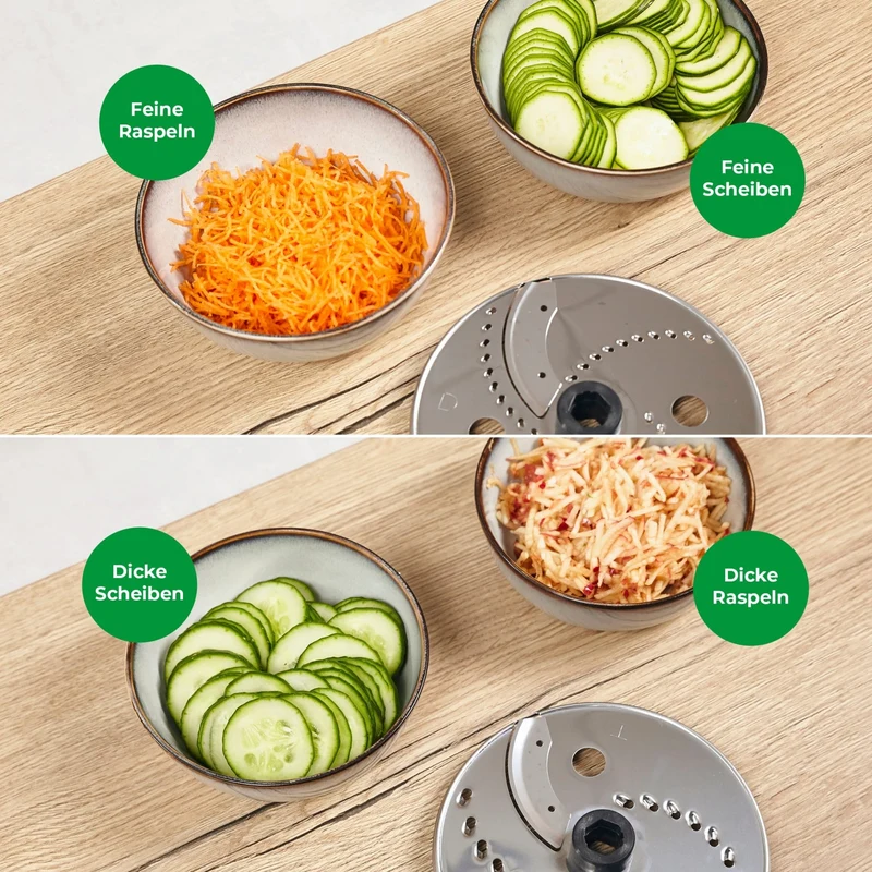 WunderSlicer® V2 | Gemüseschneider für Monsieur Cuisine Connect, Trend & Smart